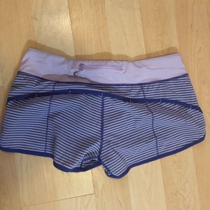 Lululemon striped shorts